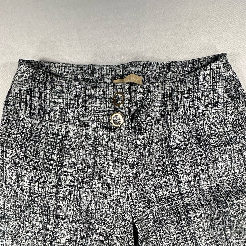 Hope & Harlow • Stretch Capri Women Size Small Pull On Ankle Slit Office Classic - Picture 2 of 12
